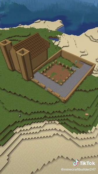 Building a Monastery Near the Castle in Minecraft
