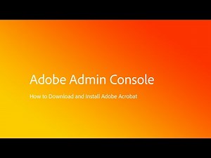 How Download and Install Acrobat for Adobe Enterprise Users