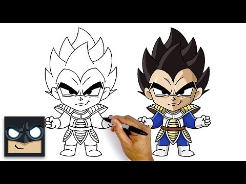 How To Draw Vegeta | Dragon Ball Z