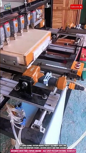 Automatic Wood Panel Stapling Machine – High-Speed Precision Fastening Technology