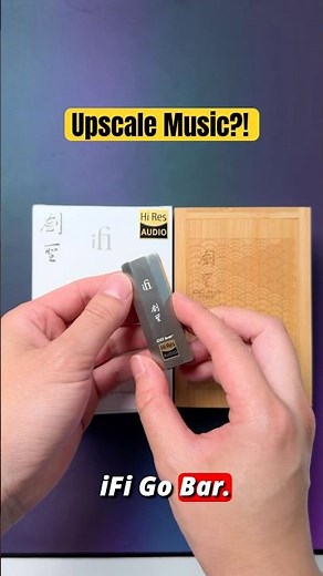 Upscale your Music with Ifi Go Bar #audio #ifiaudio #hifi