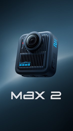 GoPro on Instagram: "​​#GoProMAX2 is here ​🚨​ Industry-leading, true 8K 360 video delivers 21% more resolution than the competition, resulting in unmatched image quality that you only get from #GoPro. ​​ ​​​✔️​ Emmy® Award-Winning 360 technology ​​​✔️​ The only true 8K 360 camera. No misleading upscaling, no unusable black pixels, no AI-generated content ​​​✔️​ Twist + go replaceable lenses made from water-repelling optical glass. No tools or calibration required to swap ​​​✔️​ 5.6K60 + 4K100 f