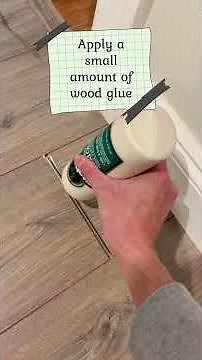 How to fix laminate floor gaps