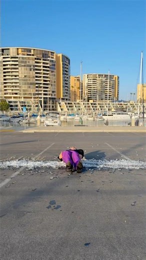 LOMBRIZ ON ICE! 🧊😱🪱 #lombrizsando