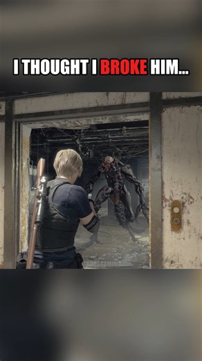 I thought I broke Verdugo... #shorts #residentevil