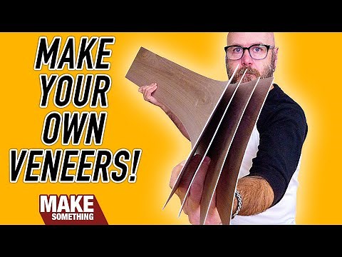 How to make your own veneers for creative woodworking!