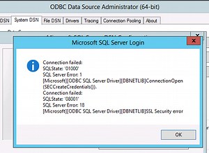 Odbc Connection To Sql Server 2008 R2 Failed