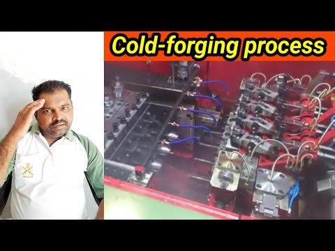 Nut/bolt Manufacturer process #Cold-forging