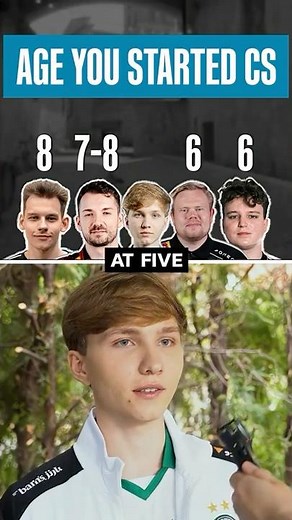 m0NESY was just 5 years old when he started playing CS 👶