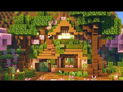 Minecraft 🌿 Cozy Hobbit Hole Tutorial