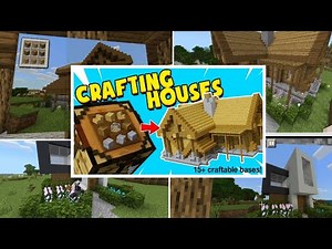 Craftable Houses Addon (1.21) – MCPE/Bedrock Mod