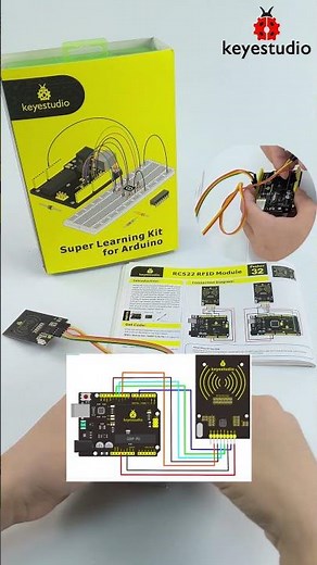 🐞Arduino Super Learning Kit Course is back! Project 32:RC522 RFID Module🚪#shorts #diy #arduino