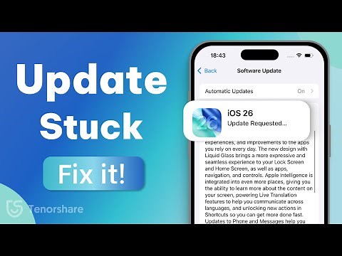 How to Fix iOS 26 Update Stuck on Update Requested / Update Paused | iOS 26 Update