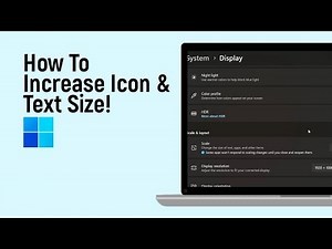 How to Increase Icon & Text Size on Windows 10 11 Easily [easy]