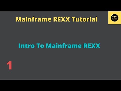 Mainframe REXX Intro - Mainframe REXX Tutorial - Part 1