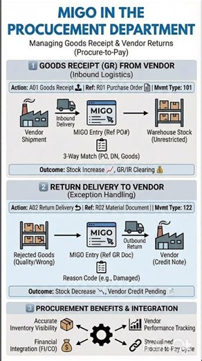 SAP MiGO - Procurement uses
