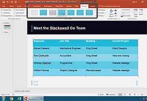 How to Style Tables in PowerPoint in 60 Seconds | Envato Tuts