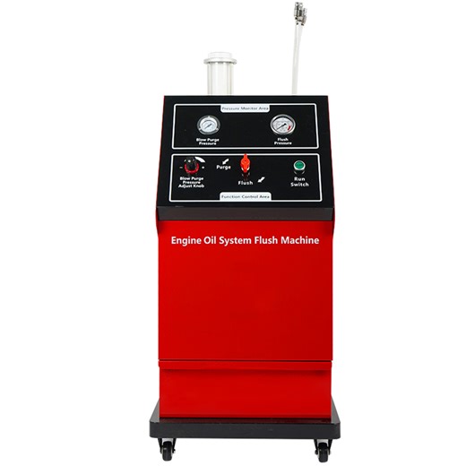 Karjoys Engine Oil System Flush Machine Workshop Mobile Auto Oil Flush Machine with Efficient Lubricating System Engine Cleaning