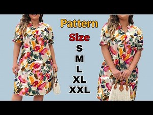 Making Your Own Dress Pattern Is Easier Than You Think: Pattern for a trendy outfit women's dress
