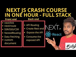 Next.js crash course in one hour in Tamil | Full stack
