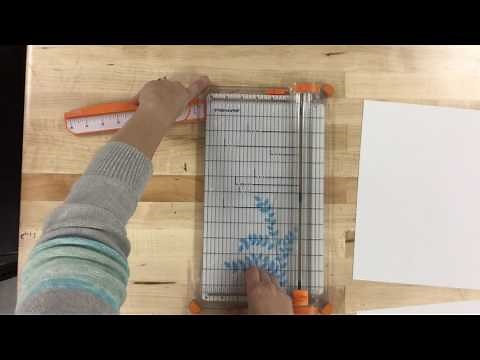 How to use the paper cutter