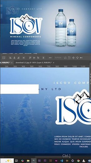 Design a Bottle Water Label in Photoshop in Minutes.