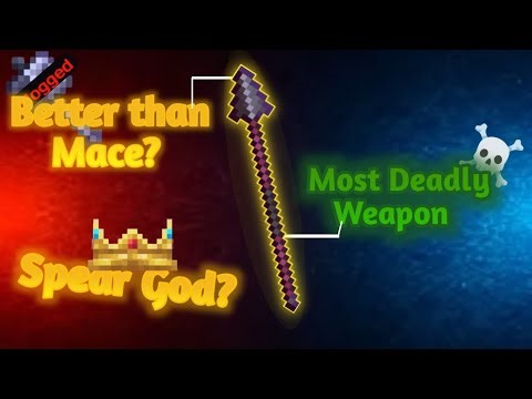 How I Master Spear In Minecraft PE (Most Deadly Weapon?) 