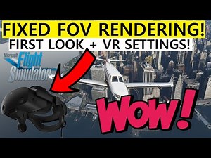 MSFS FOV RENDERING IS INSANE! OPENXR TOOLKIT ULTRA VR SETTINGS | HP REVERB G2