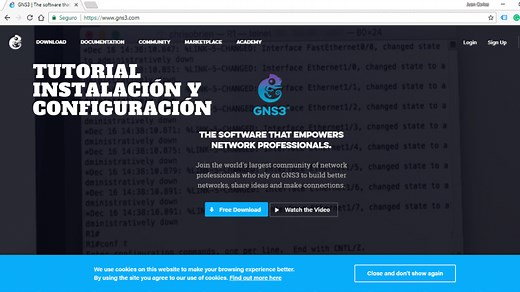 ▷ Tutorial GNS3: Instalación y Configuración Básica