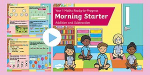 Year 1 Maths Ready-to-Progress Morning Starter: Addition and Subtraction