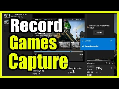 How to Record Gameplay on Windows 10 / 11 with Game bar (Easy Tutorial)