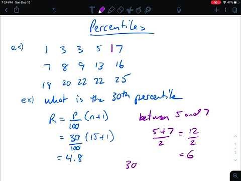 How to calculate Percentiles