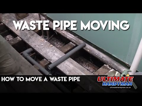 How to move a waste pipe