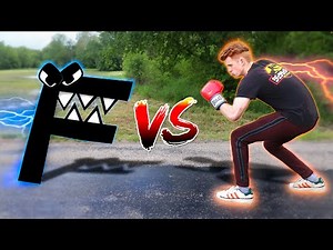 I FOUGHT F IN REAL LIFE FROM ALPHABET LORE! *Who Won?*