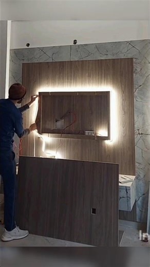 “This LED panel lighting looks PREMIUM ✨” #interiordesign #howto #shorts