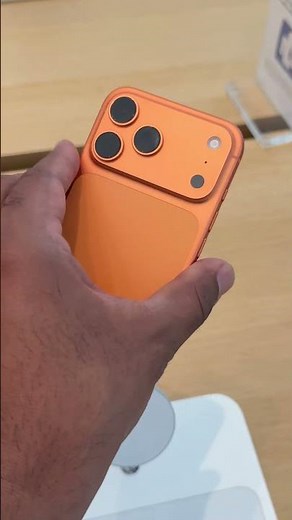 iPhone 17 Pro Max Cosmic Orange - Full Look at Buttons, Ports & Finish! 🍊