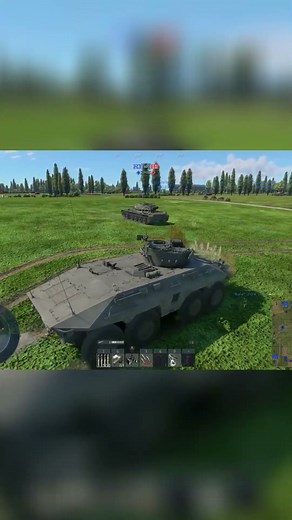 Tank battle explosion! #shorts