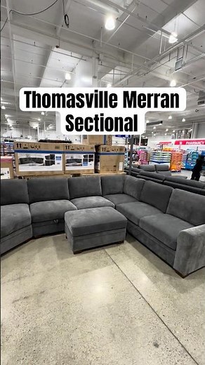 Thomasville Merran Fabric Sectional at Costco! 🛋️✨ Hidden Storage & Ultimate Comfort!