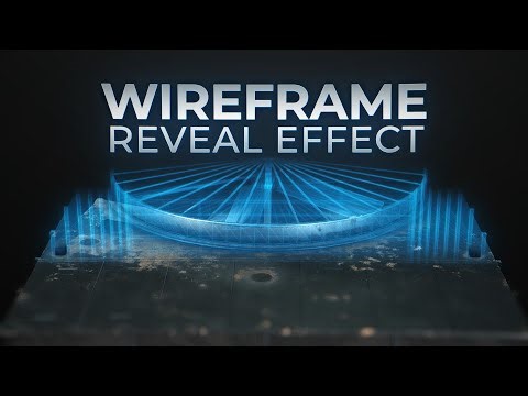 Create A Wireframe Reveal Effect In After Effects