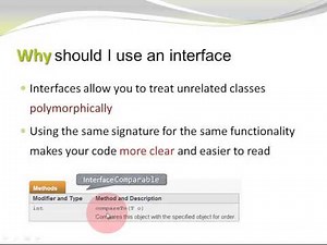 Intro to Interfaces - 1 of 4