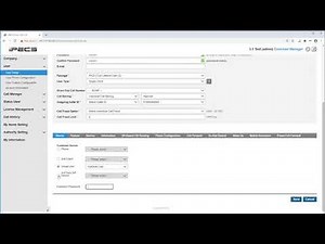 How to create a user on the iPECS Cloud Portal