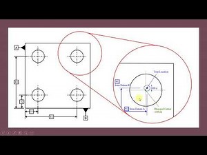 GD&T In Tamil 15 : Position | True Position | Location | Geometric Characteristic Symbol | GD&T