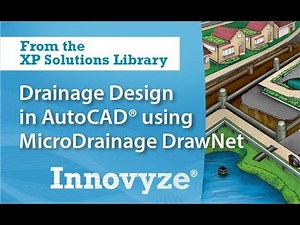 Drainage Design in AutoCAD® using MicroDrainage DrawNet(CAD)