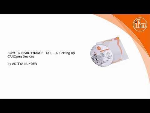 How to: Configure a CANOpen device using ifm Maintenance Tool