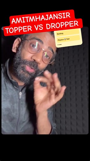 Toppers follow systems, droppers follow moods #amitmahajansir #pw #jee #neet #shorts #viralvideo