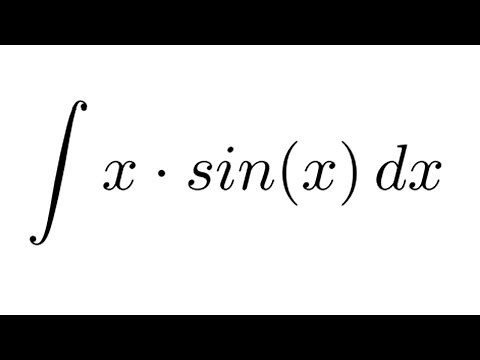 partielle Integration: x sinx integrieren | INTEGRIEREN LERNEN #27