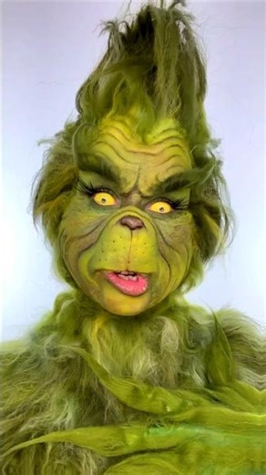Grinch Makeup Tutorial Skf Transformation #grich