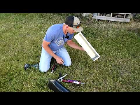 Rain Gutter End Cap Tutorial