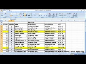 HOW TO ARRANGE STUDENT RECORD ACCORING TO NAMES Alphabetical order