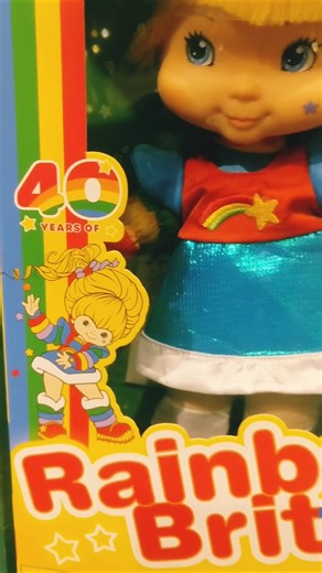 Rainbow Brite had the best clothes! 😍🌈 #nostalgia #80stoys #80skids #asmr #shorts